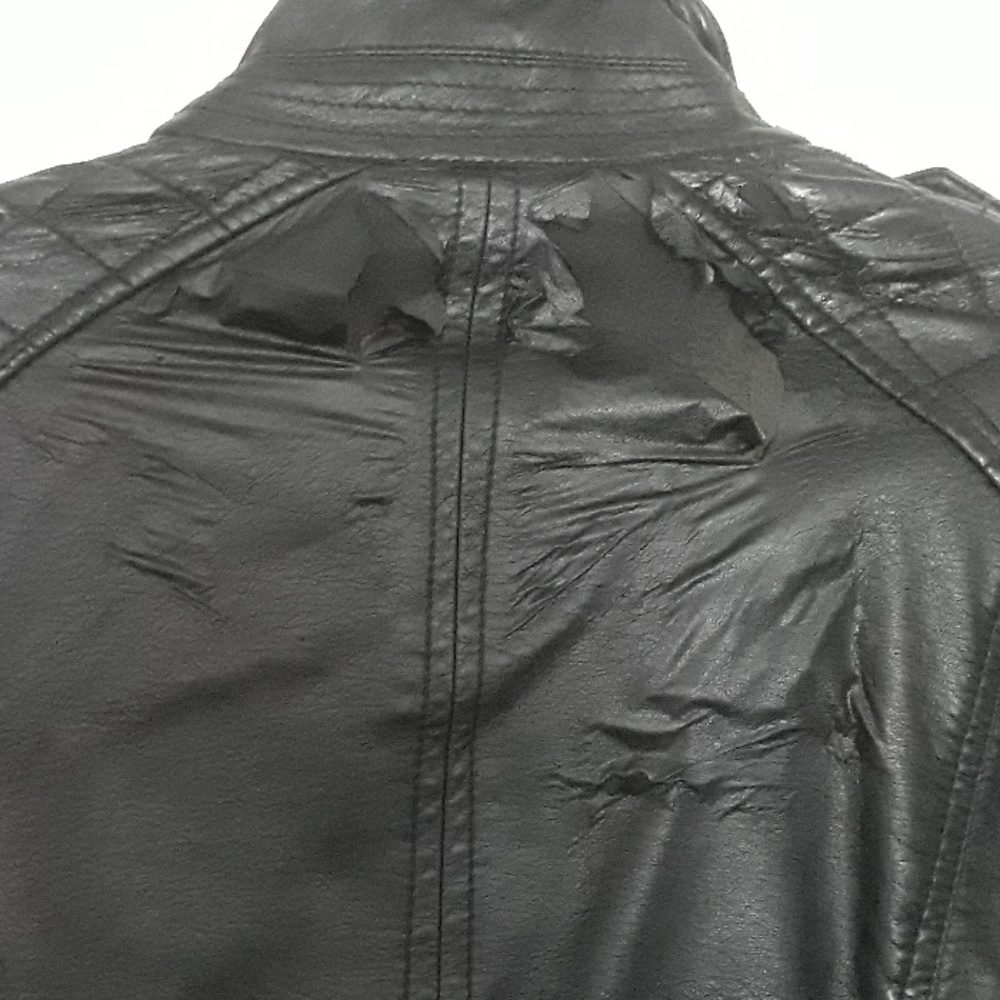 ABERCROMBIE AND FITCH Faux Leather Jacket - Picture 4 of 7